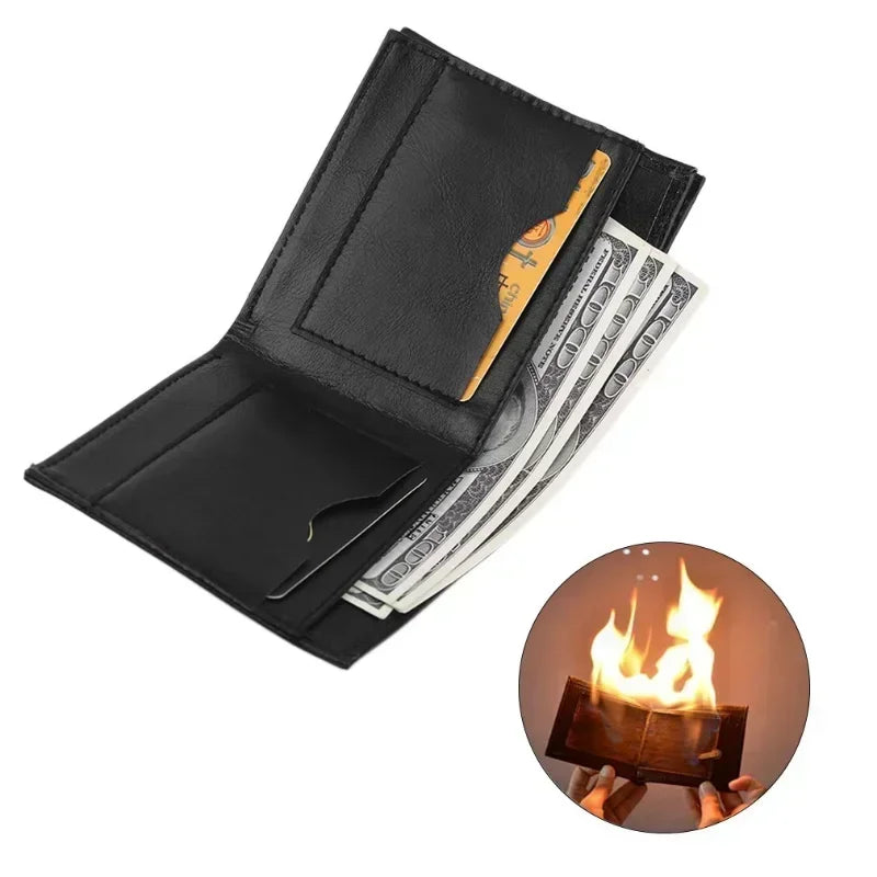 Magic Fire Leather Wallet