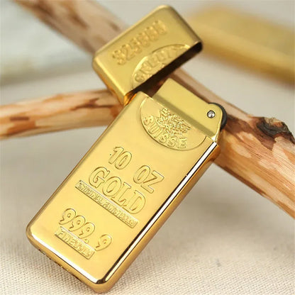 Gold Bar Open Flame Lighter