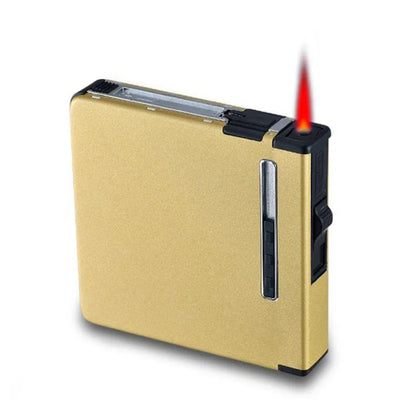 Pop Up Cigarette Case & Lighter