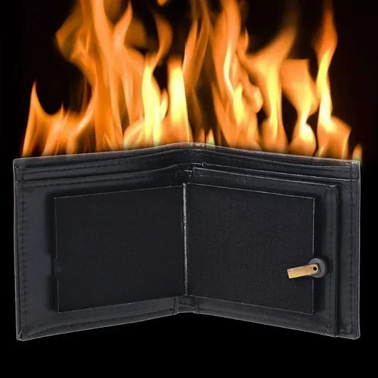 Magic Fire Leather Wallet