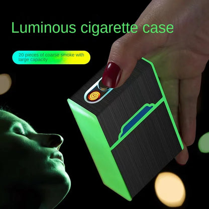 Glow in the Dark Electric Lighter with Cigarette Holder