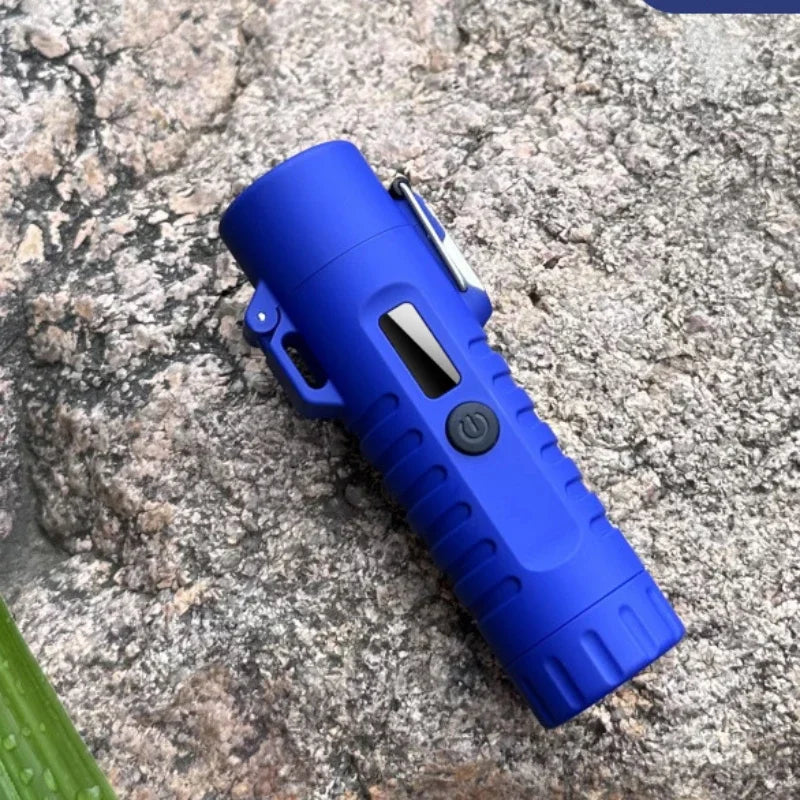 Outdoor Flashlight Waterproof Electric Lighter