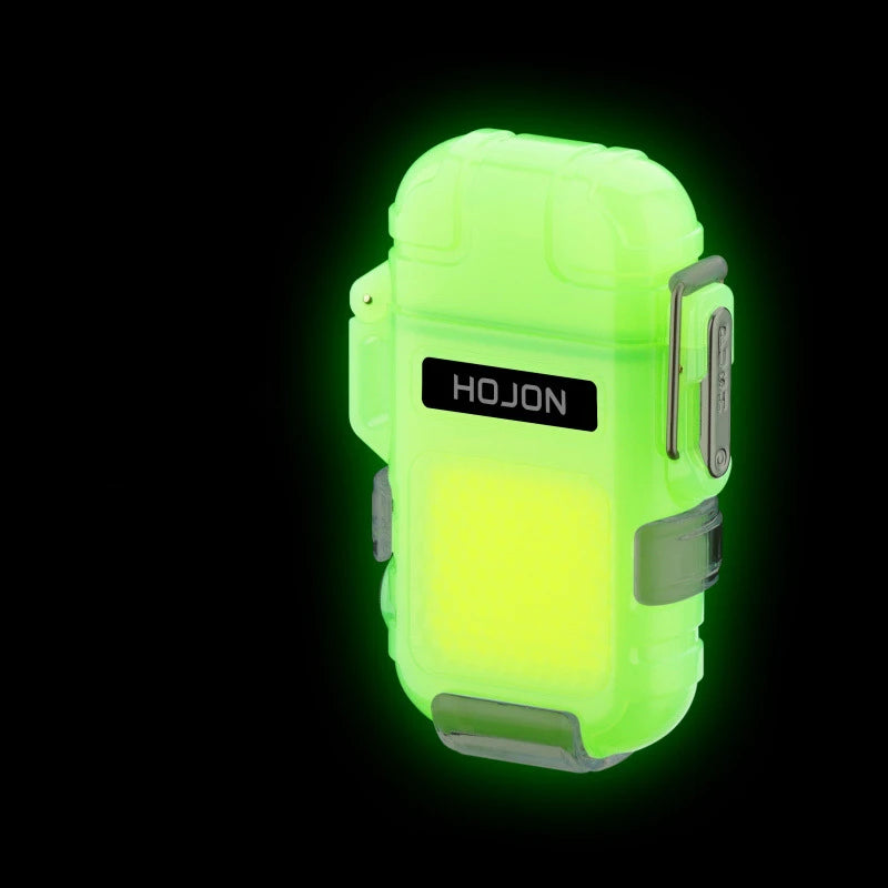 Glow in the Dark Waterproof Electric Lighter & Flashlight