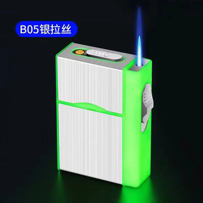 Glow in the Dark Electric Lighter with Cigarette Holder