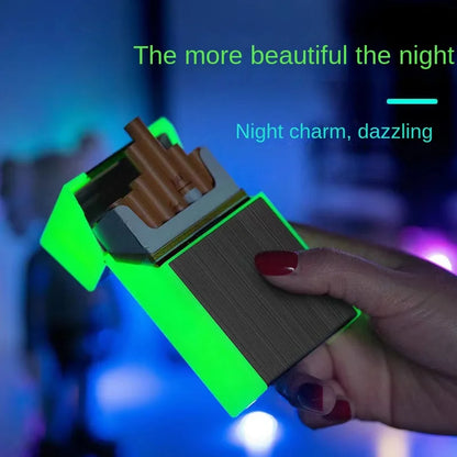 Glow in the Dark Electric Lighter with Cigarette Holder