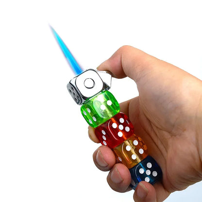 Dice Fidget Spinner Lighter Combo