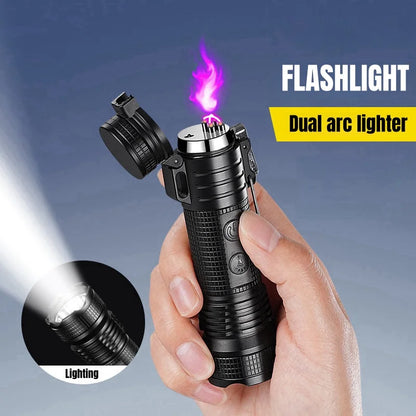 Electric Lighter and Flashlight in 1