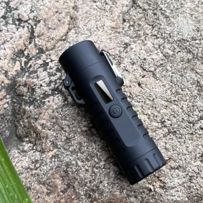 Outdoor Flashlight Waterproof Electric Lighter