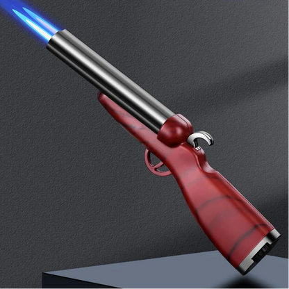 Gun Shaped Dual Flame Lighter