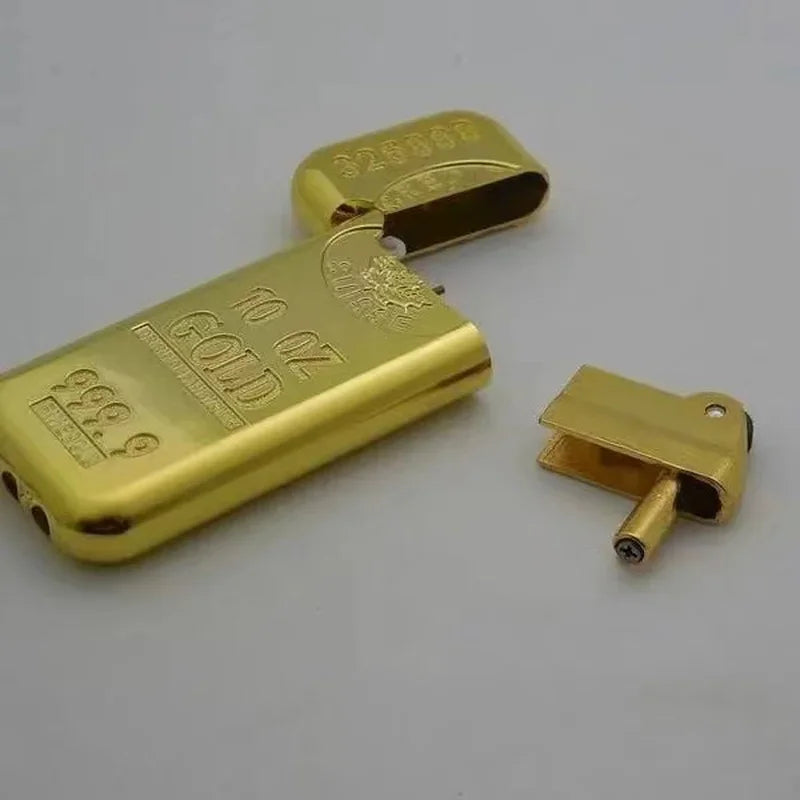 Gold Bar Open Flame Lighter