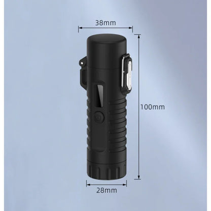 Outdoor Flashlight Waterproof Electric Lighter