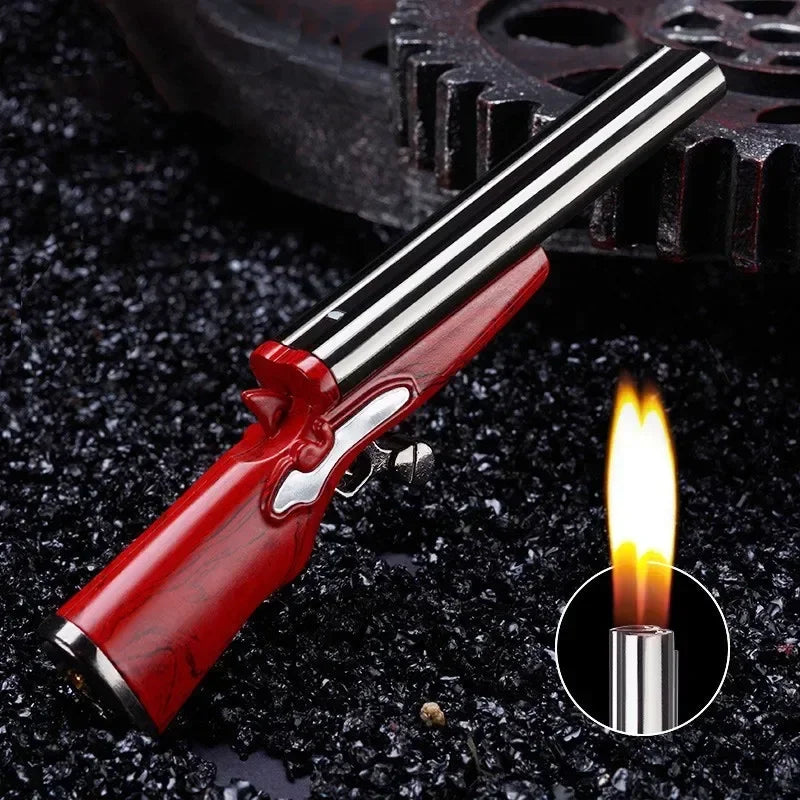 Gun Shaped Dual Flame Lighter