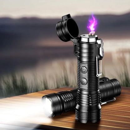 Electric Lighter and Flashlight in 1