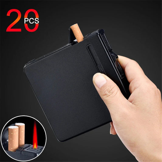 Pop Up Cigarette Case & Lighter