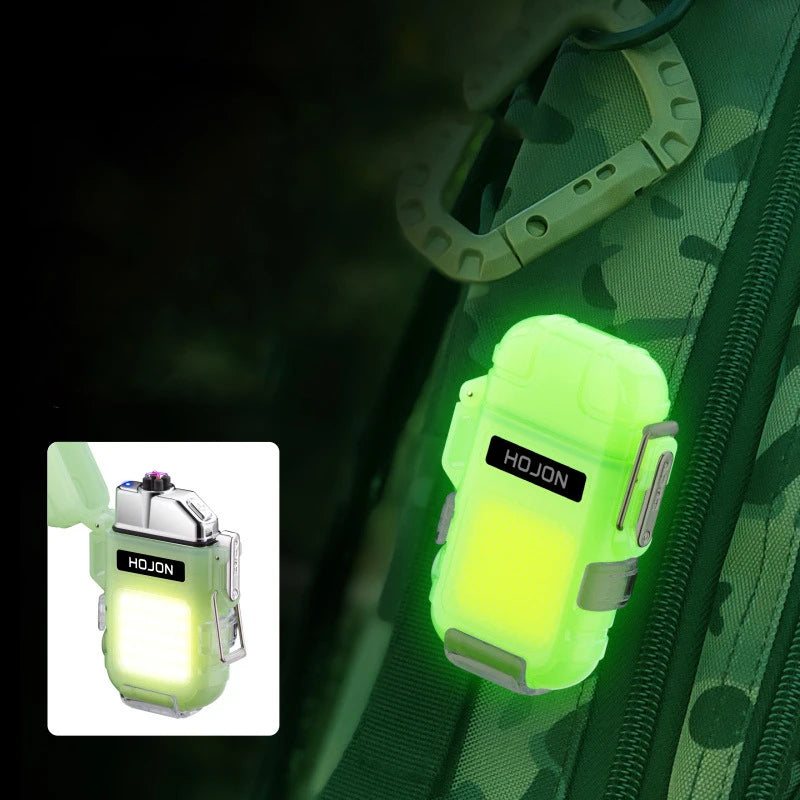 Glow in the Dark Waterproof Electric Lighter & Flashlight