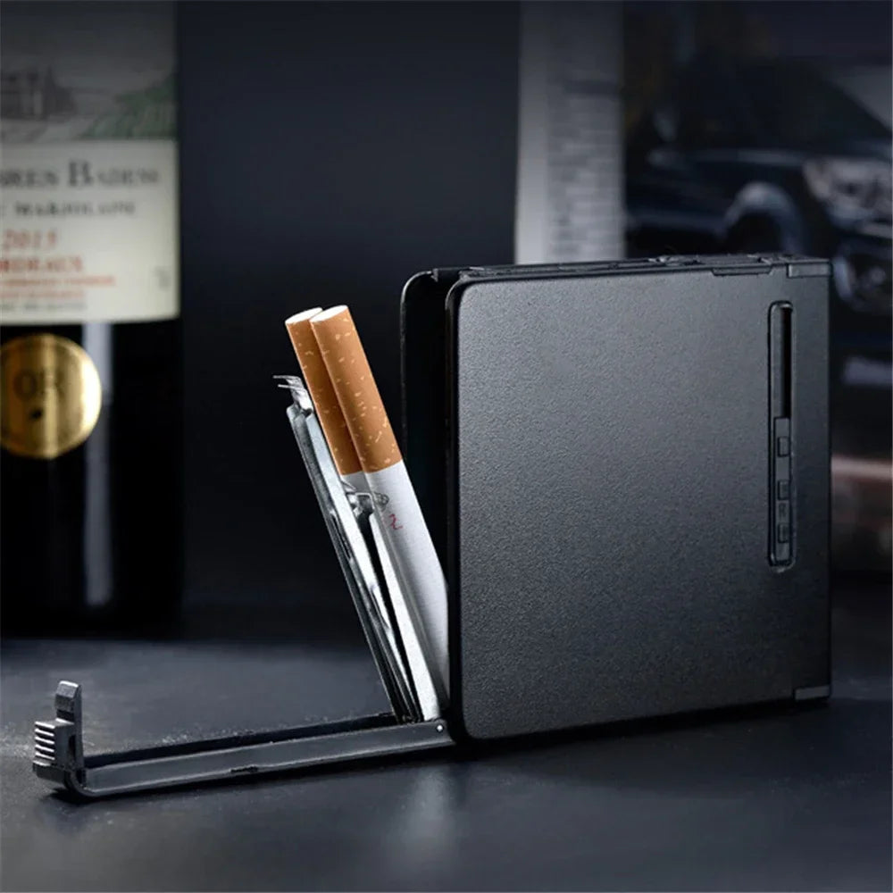 Pop Up Cigarette Case & Lighter